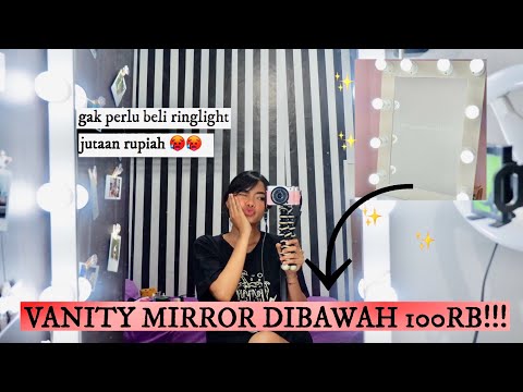 Hai Semua, jadi di video kali ini aku bikin DIY Vanity Mirror ala aku.. Vanity Mirror ini aku buat u. 