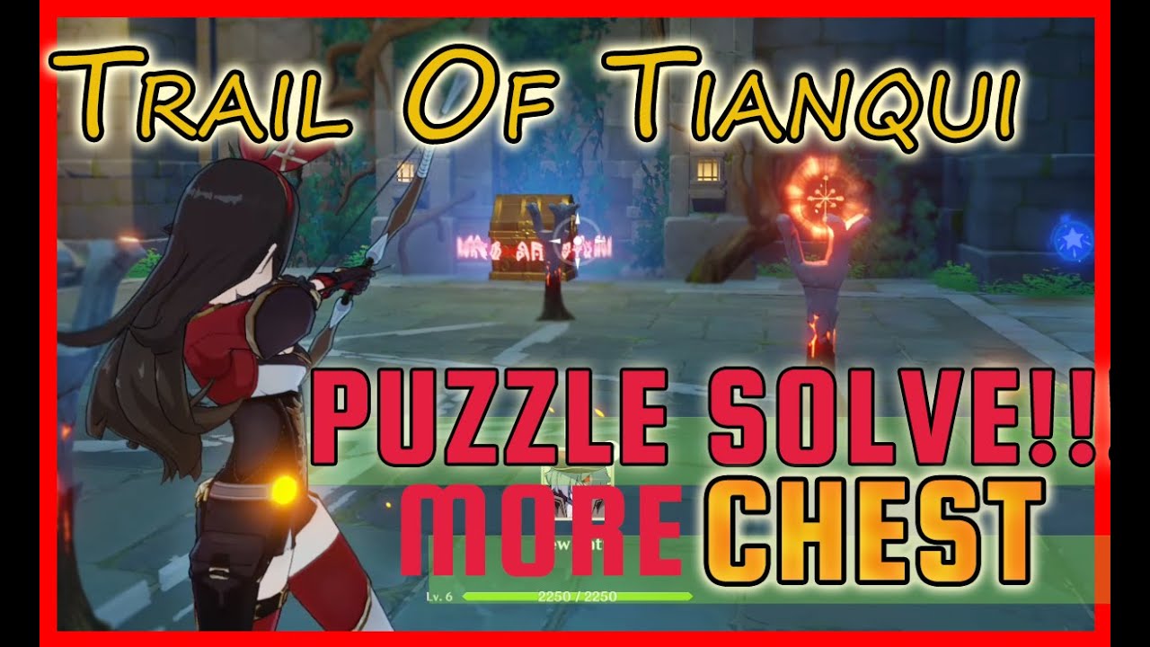 Genshin Impact Trail in Tianqiu And Luxurious Chest YouTube
