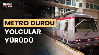 Yenikapı-Hacıosman Metro Hattı'nda arıza oluştu!