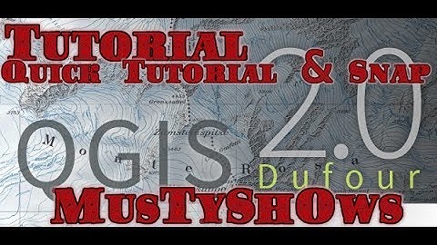 Quantum GIS 2.0.1 - Quick Feature Tutorial & Snap