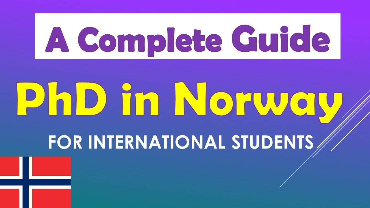 scholarships in norway for phd