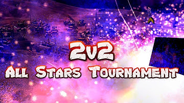 C&C Generals Zero Hour 50k TF Games & $825 2v2 Allstars | Marakar/Excal vs Size/Vivid