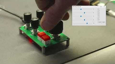 Testing the USB Knob Box with a Visual Studio C# .NET App