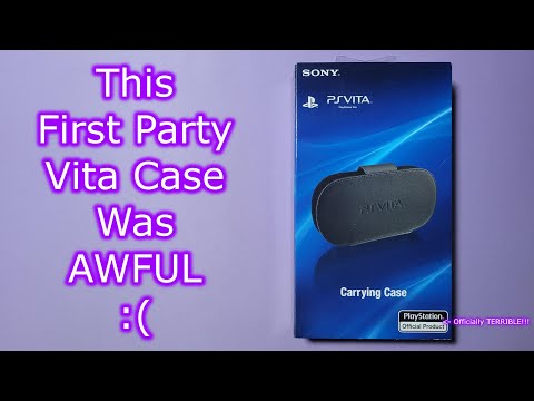 The Official Sony PS Vita Carrying Case Is TRASH! - YouTube