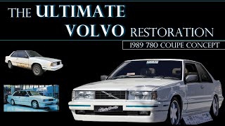 Volvo 780 Turbo Coupe Concept Car SEMA Build Transformation - The
