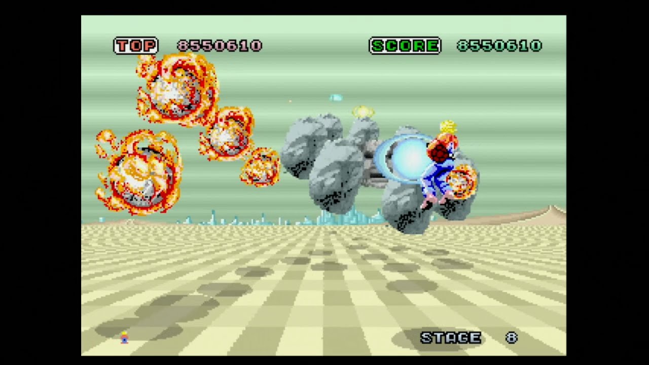 スペースハリアー SPACE HARRIER - 2023年1月5日のプレイ - YouTube