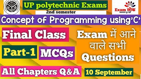 Concept Of Programming using