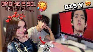 Making my husband feel very jealous (watching sexy videos of BTS V)