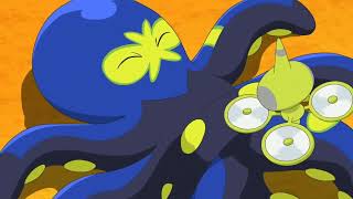 Lucario vs Grapploct English Dub   Ash vs Bea   Pokemon Journeys English Dub