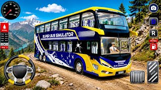 Realistic Offroad Bus Driving Simulator 3d | Long Bus Hill Mountain Road | Android Gameplay  screenshot 2