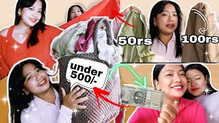 Under 500 Outfit Challenge, Nagaland Northeast Market,🛍️😲