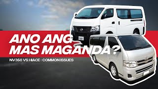 NV350 VS HIACE COMMON ISSUES & COMPARISON