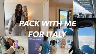 Pack with me for Italy: First time traveling to Europe on a mother daughter trip