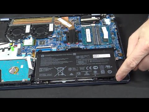 Замена аккумулятора на HP Pavilion 15cc, 15ca, 15cs и многих других. Артикул аккумулятора: HT03XL.