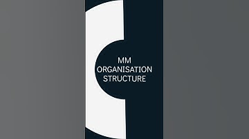 SAP MM organisation structure
