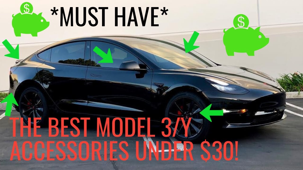 The Best Under $30 Tesla Model 3 & Y Accessories! *BUY THESE NOW! MUST ...