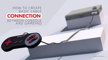 Cinema 4D: How to create a Gamepad to Console Cable Connection