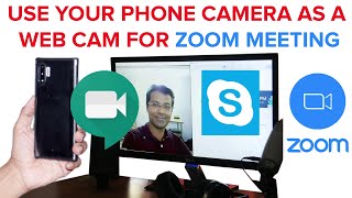 PHONE CAMERA AS A WEB CAM FOR ZOOM AND SKYPE | DROIDCAM FOR ANDROID AND iOS screenshot 3