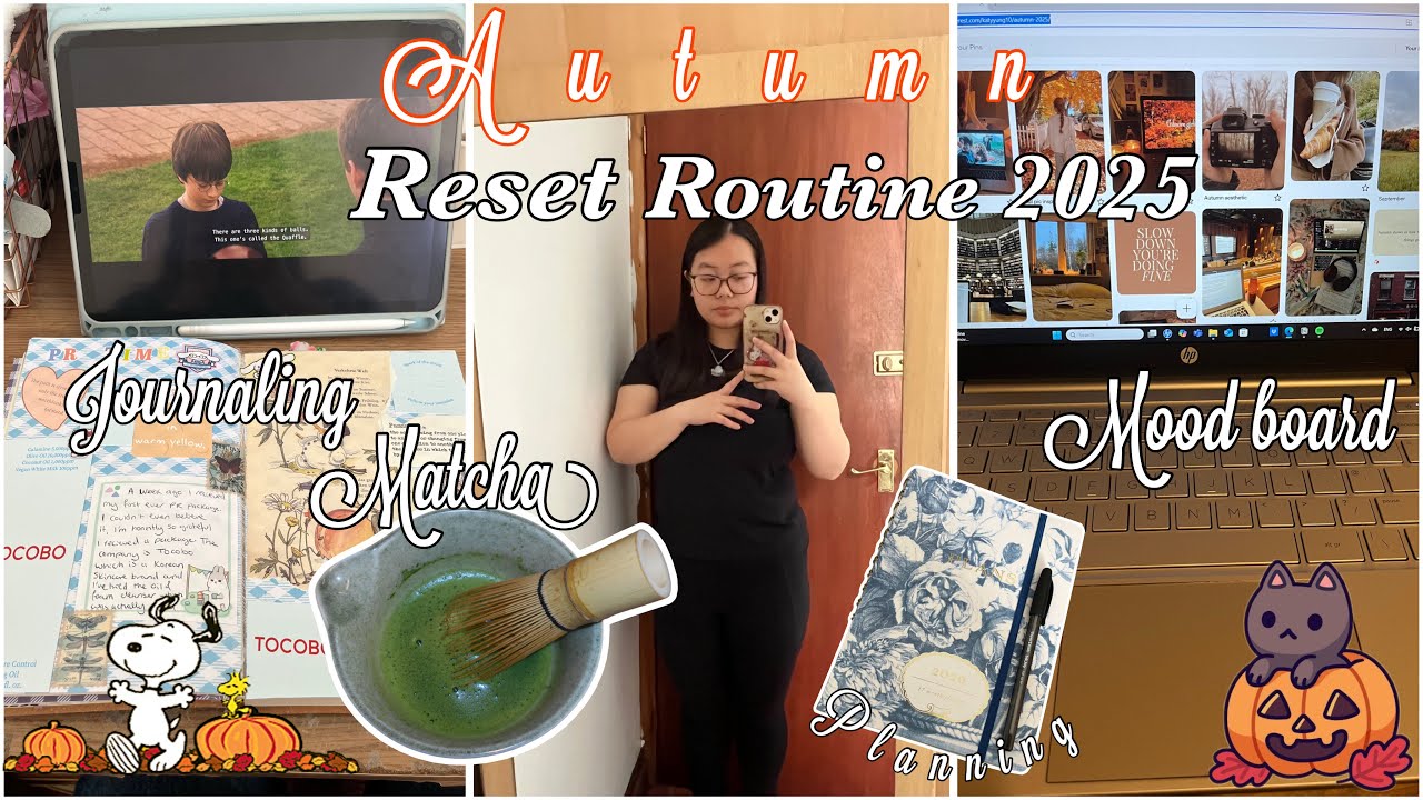 Productive + Cosy Autumn Reset Routine vlog 2025