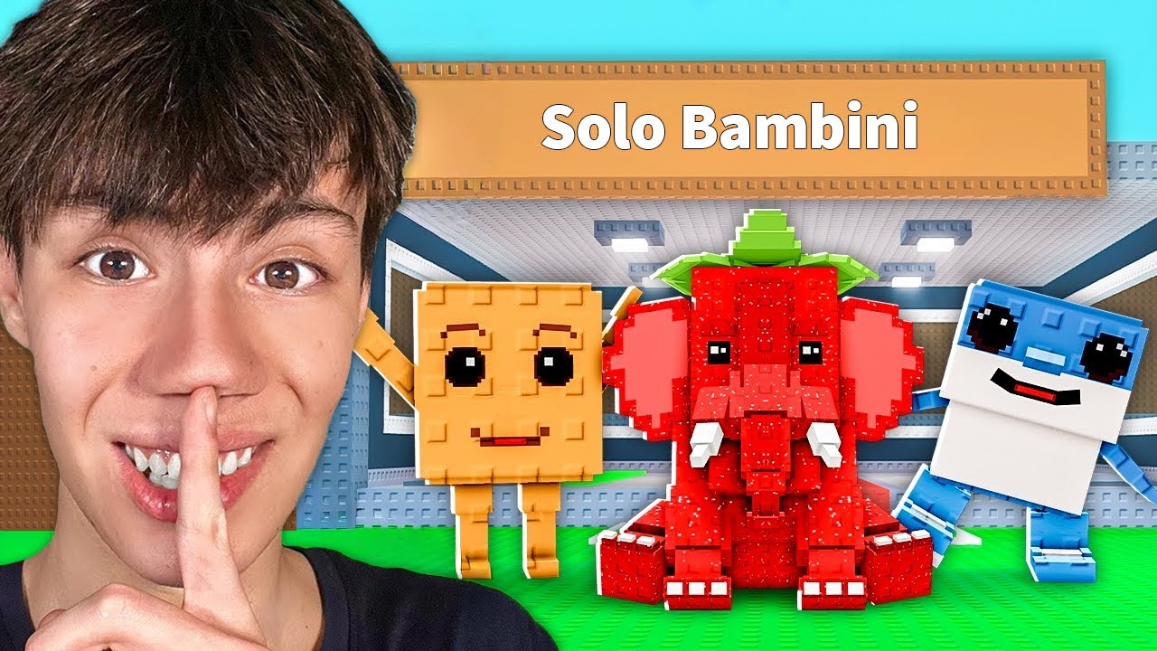 MI INFILTRO nel SERVER di SOLI BAMBINI su STEAL A BRAINROT...