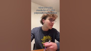 when you get a remainder of 0 after polynomial long division 🤤 #Shorts #algebra #math #satisfying