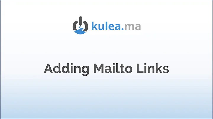 Boost Your Email Efficiency with MAILTO Links