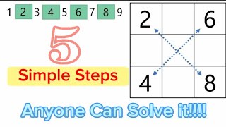 Mastering the Magic Square: A Mind-Bending Puzzle for Logic Lovers #mathpuzzle #viralvideo