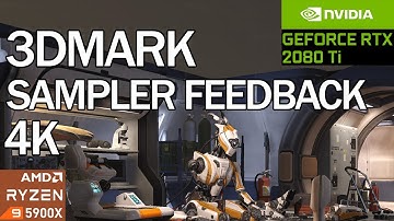 3D Mark - Sampler Feedback Feature Test / MORE FPS | 4K 60FPS
