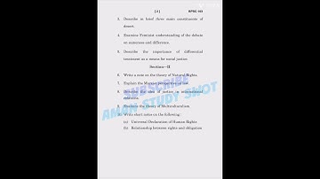 BPSC-103 JUNE 2023, Previous Year Question Paper #amanstudyswot #bag #exam #ignou