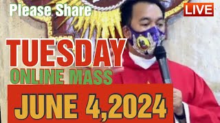 QUIAPO CHURCH LIVE MASS TODAY REV FR DOUGLAS BADONG JUNE 4,2024