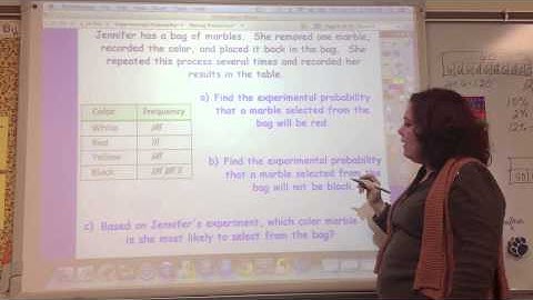 Experimental Probability