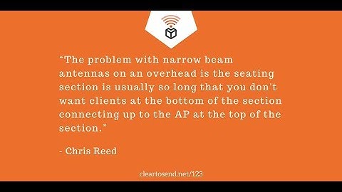 CTS 123: Design Principles for Stadium Wi-Fi