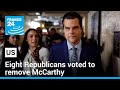 United States: Eight Republicans voted with Democrats to remove McCarthy • FRANCE 24 English