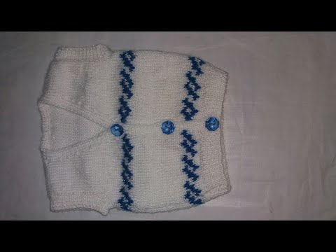 Video: How To Knit Baby Sleeveless Jackets
