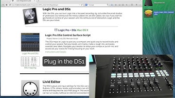 Livid DS1 - Getting setup in Logic
