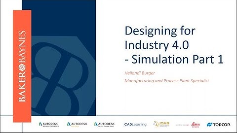 Designing for Industry 4 0 Simulation: Part 1