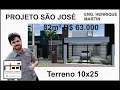 Projeto "São Jose" Terreno 10x25 (Melhor Projeto do Youtube!)