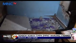 Download Lagu Tembok Roboh Timpa Empat Warung di Nganjuk, Satu Tewas - LIP 04/03 MP3