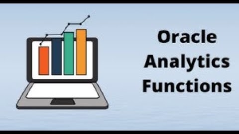 How to Use analytical functions In Oracle Apex