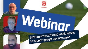 Webinar | Systems of play and their strengths and weaknesses to support player development