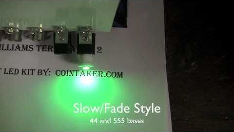 Pinball Color Changers., Cointaker.com LEDs