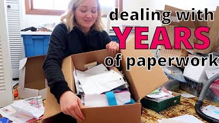 Decluttering Years of Paperwork! Day 8 - Spring Declutter Challenge