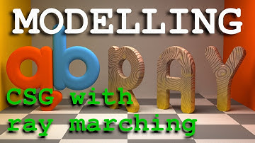 Modelling with qbRAY - Episode 1 - CSG with ray marching