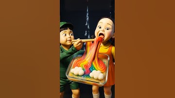 Squid Game AI Edible Candy Challenge ASMR #squidgame #ai #asmr