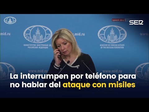 Interrumpen a una portavoz del gobierno ruso para que no hable de un ataque con misiles