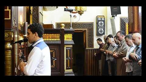 مسجد عمر الموصلى دمياط من صلاه العشاء القارئ سامى الصباغ12 رمضان