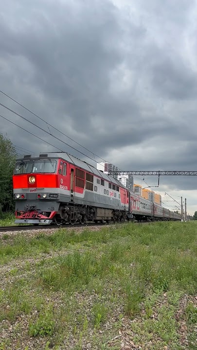 ТЭП70-247 с поездом 349А на перегоне Девяткино-Капитолово #тэп70 #ржд # ...