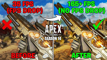 APEX LEGENDS SEASON 14 Low End PC FPS BOOST GUIDE! [165+ FPS]