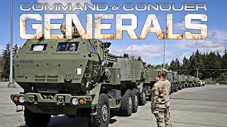 USA Himars + Air Force 1 vs 3 GLA  Command and Conquer Generals Shockwave Remastered