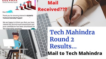 Tech Mahindra Round 2 Results || Get your Results